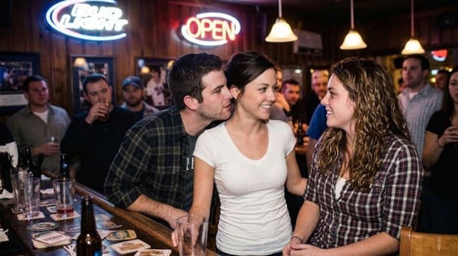 Ashley at the bar that night